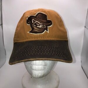 Mens Brown Cowboy Bandana Face Embroidered Baseball Cap One Size Fits Most